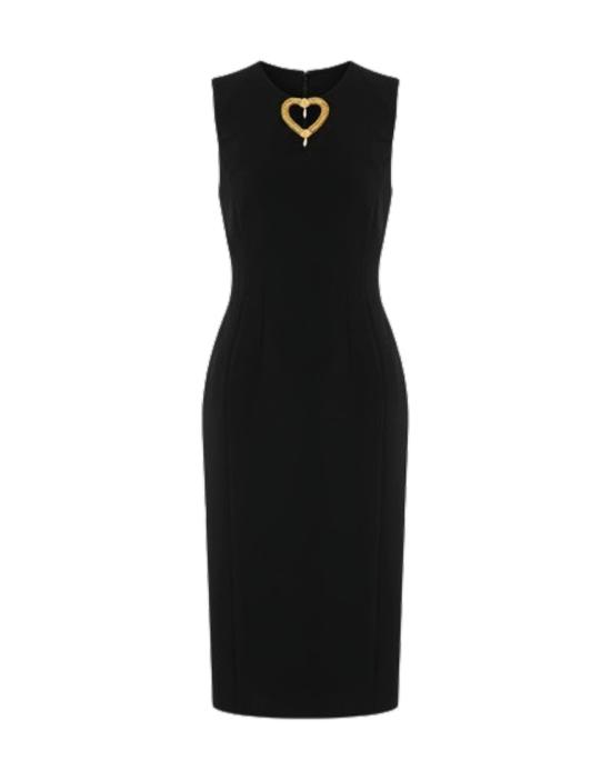  모스키노 미디 원피스 0415 Black