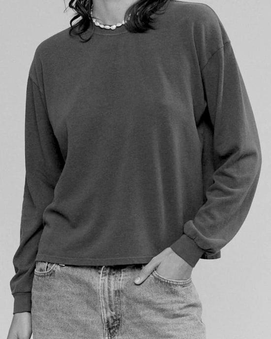  영메이븐 긴팔 티셔츠 정메이븐 롱 크롭 티 - JUNGMAVEN