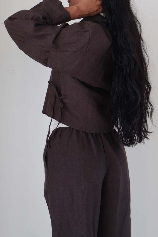  데이지 스튜디오 스트레이트 팬츠 Deiji Studios 4 타이 팬츠 + 탑 세트 - DEIJI STUDIO