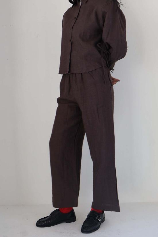  데이지 스튜디오 스트레이트 팬츠 Deiji Studios 4 타이 팬츠 + 탑 세트 - DEIJI STUDIO