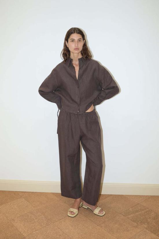  데이지 스튜디오 스트레이트 팬츠 Deiji Studios 4 타이 팬츠 + 탑 세트 - DEIJI STUDIO