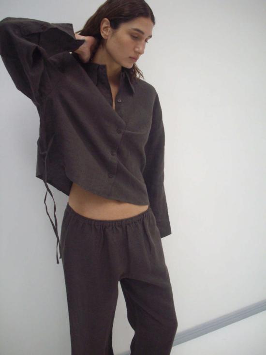  데이지 스튜디오 스트레이트 팬츠 Deiji Studios 4 타이 팬츠 + 탑 세트 - DEIJI STUDIO