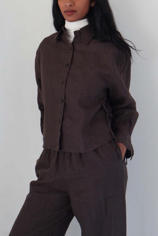  데이지 스튜디오 스트레이트 팬츠 Deiji Studios 4 타이 팬츠 + 탑 세트 - DEIJI STUDIO