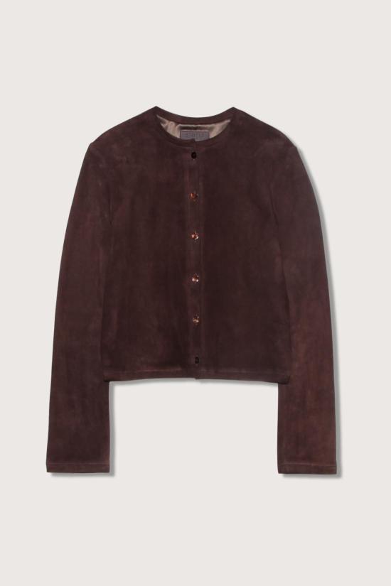  스툴스 자켓 아스트리드 스웨이드 가디건 재킷 가디건 캐스터