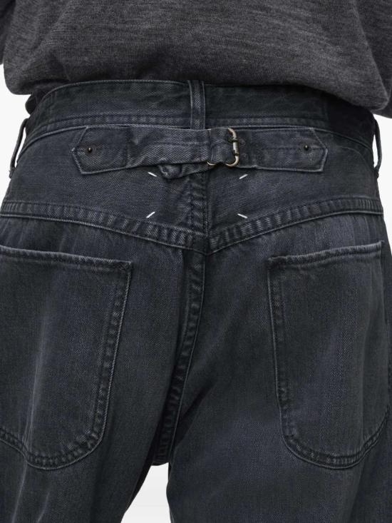 26SS 마르지엘라 스트레이트레그 크롭 진 S50LA0245S30842 WASHED BLACK - MAISON MARGIELA