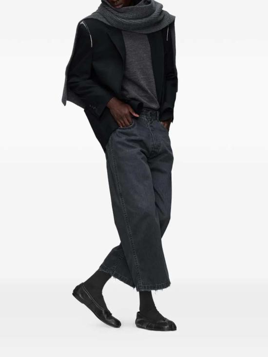 26SS 마르지엘라 스트레이트레그 크롭 진 S50LA0245S30842 WASHED BLACK - MAISON MARGIELA