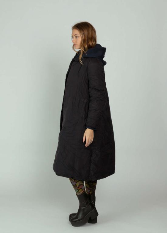  에이치플러스 하노 베셀 봄버 자켓 H+ 한노 웨셀 마리안 코트 네이비 - H+ HANNOH WESSEL