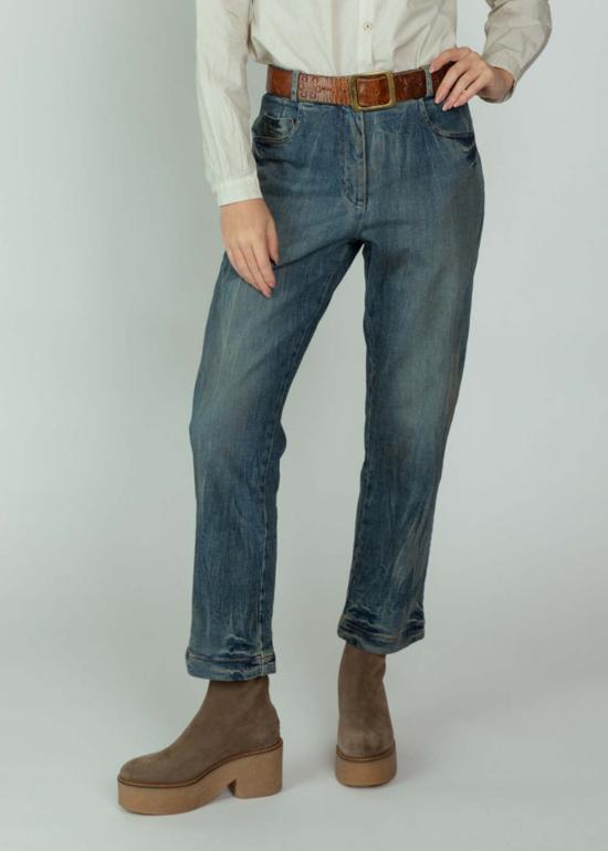  에이치플러스 하노 베셀 데님 팬츠 H+ 한노 웨셀 프루넬라 팬츠 스톤드 데님