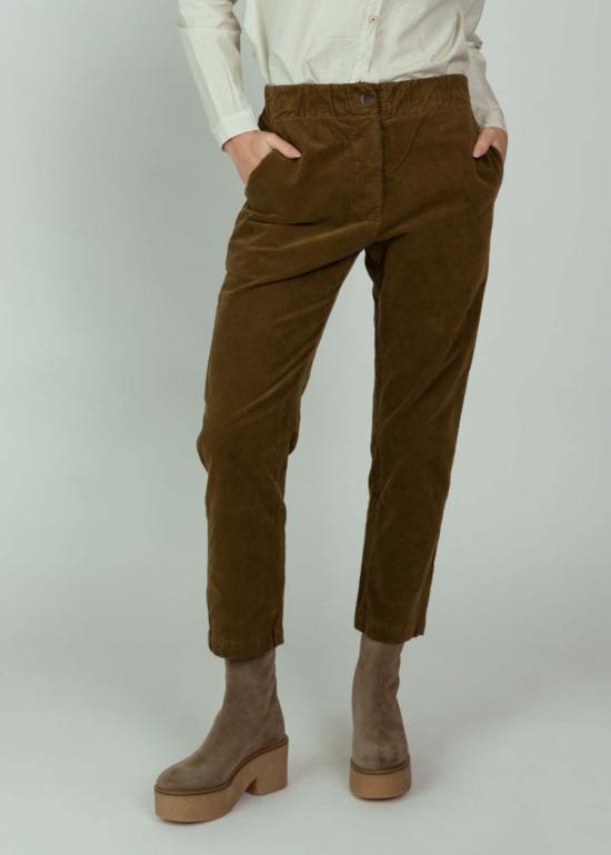  에이치플러스 하노 베셀 스트레이트 팬츠 H+ 한노 웨셀 프로스페라 벨벳  타바코 - H+ HANNOH WESSEL