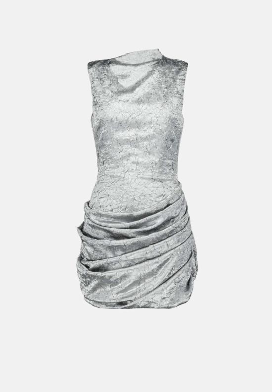  SAEMDI 숏 원피스 사엠디 미니 드레스 실버