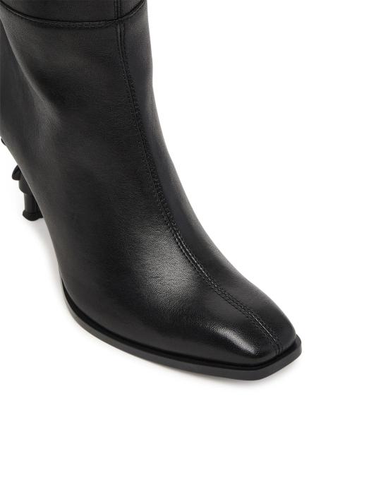 26SS 칼라거펠트 부츠 KL39175 000 black leather NERO - KARL LAGERFELD