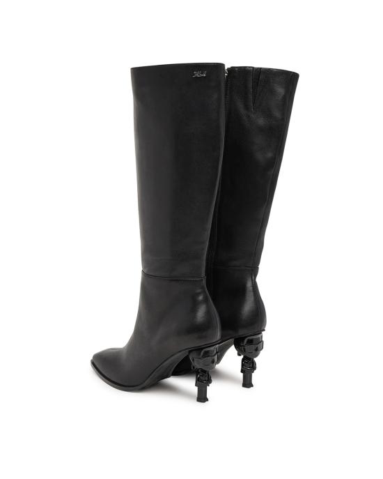 26SS 칼라거펠트 부츠 KL39175 000 black leather NERO - KARL LAGERFELD