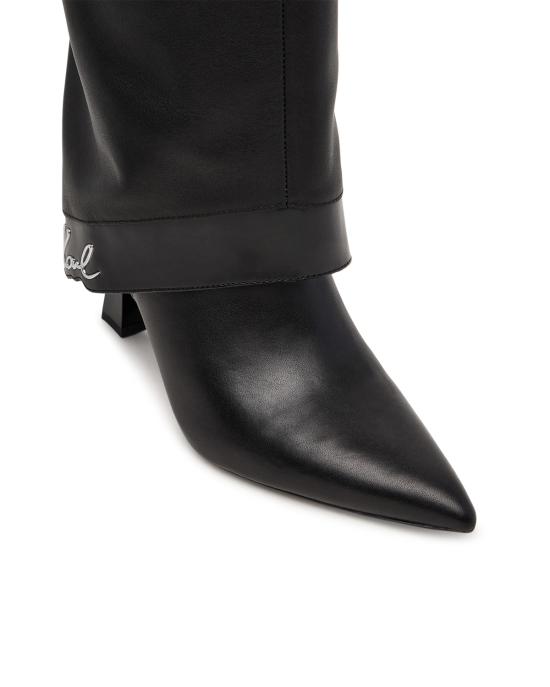 26SS 칼라거펠트 부츠 KL32081 000 black leather NERO - KARL LAGERFELD