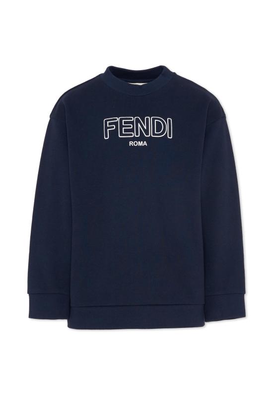 26SS [키즈] 펜디 트레이닝 상의 JUH108 5V0 F0QG0 BLUE