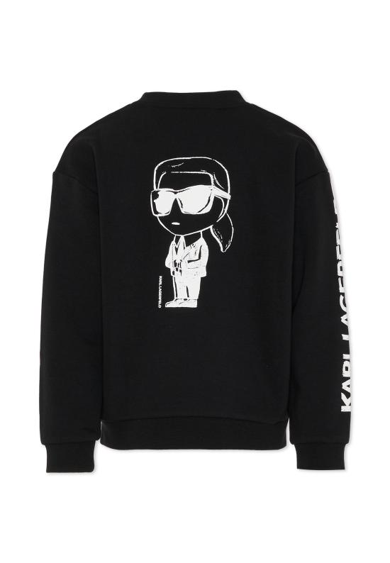 26SS [키즈] 칼라거펠트 트레이닝 상의 Z31088 09B BLACK - KARL LAGERFELD