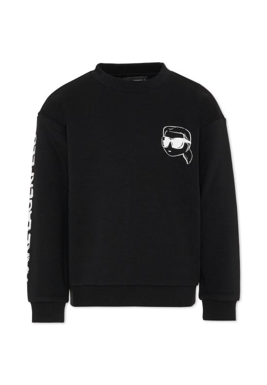 26SS [키즈] 칼라거펠트 트레이닝 상의 Z31088 09B BLACK