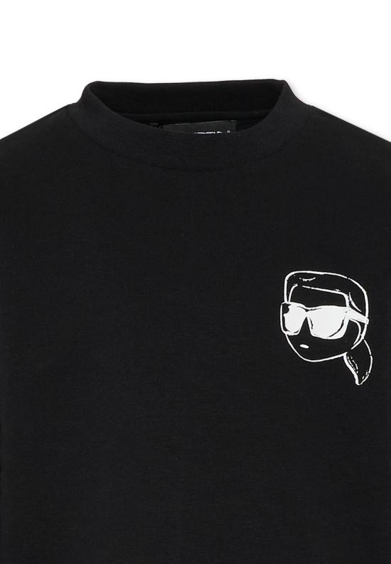 26SS [키즈] 칼라거펠트 트레이닝 상의 Z31088 09B BLACK - KARL LAGERFELD