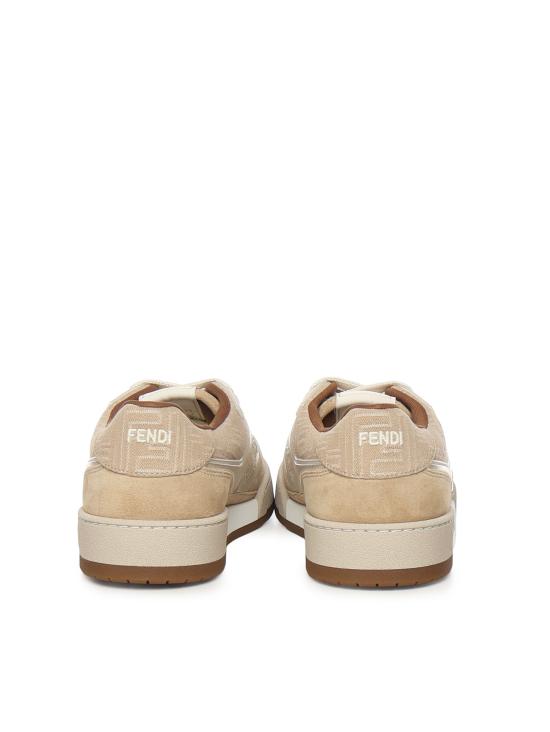26SS 펜디 매치 FF 자카드 스니커즈 7E1688 AY9BF1TNU Beige - FENDI