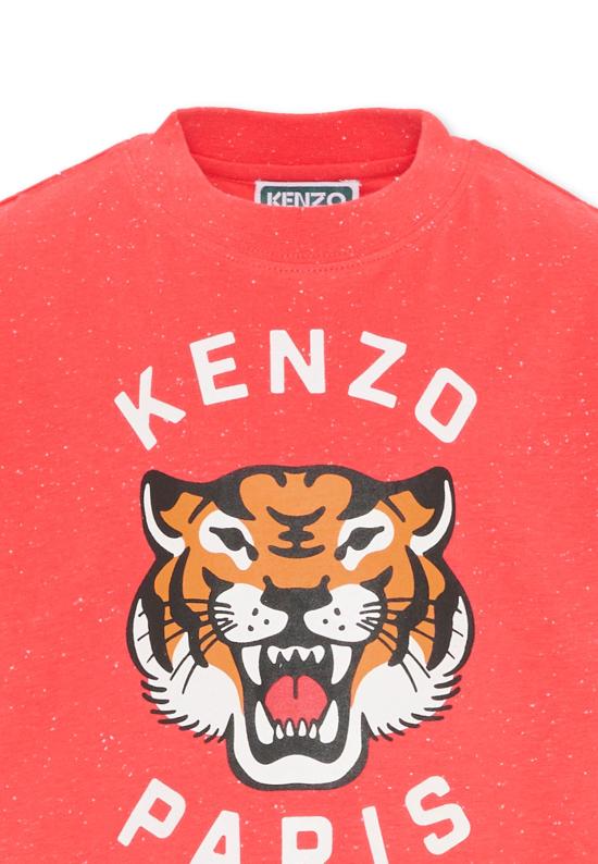 26SS [키즈] 겐조 티셔츠 K61701 976 RED - KENZO
