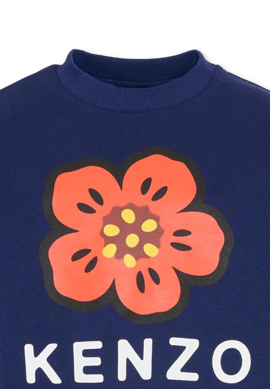 26SS [키즈] 겐조 폴로 셔츠 K61801 84N BLUE - KENZO