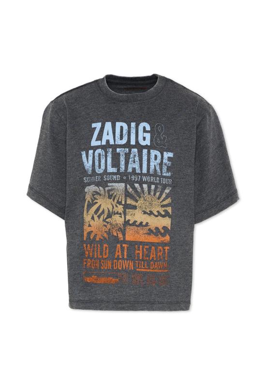 26SS [키즈] 자딕앤볼테르 티셔츠 X60586 09B BLACK