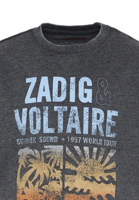 26SS [키즈] 자딕앤볼테르 티셔츠 X60586 09B BLACK - ZADIG & VOLTAIRE