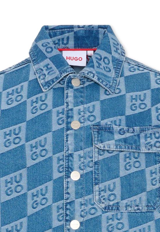 26SS [키즈] 휴고보스 셔츠 G01004 Z25 DENIM - HUGO BOSS