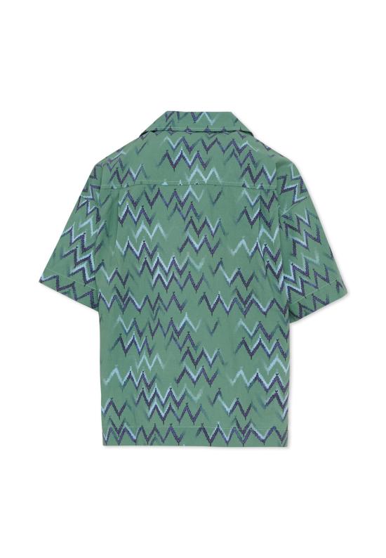 26SS [키즈] 랑방 셔츠 N30392 U58 GREEN - LANVIN