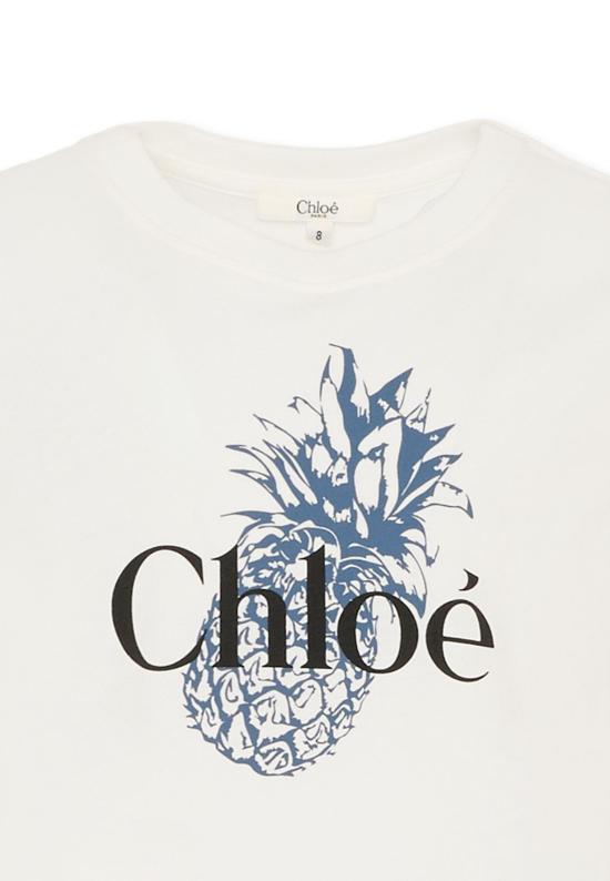 26SS [키즈] 끌로에 티셔츠 C20855 117 IVORY - CHLOE