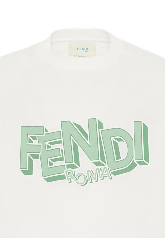 26SS [키즈] 펜디 티셔츠 JMI504 7AJ F1UVR IVORY - FENDI