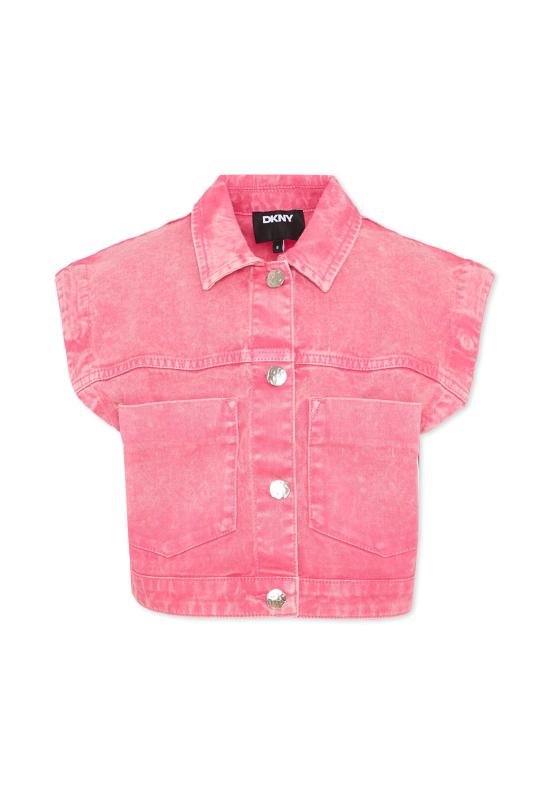 26SS [키즈] 디케이엔와이 데님 자켓 D62687 48K PINK - DKNY