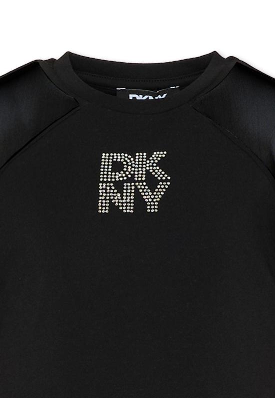 26SS [키즈] 디케이엔와이 티셔츠 D62694 09B BLACK - DKNY