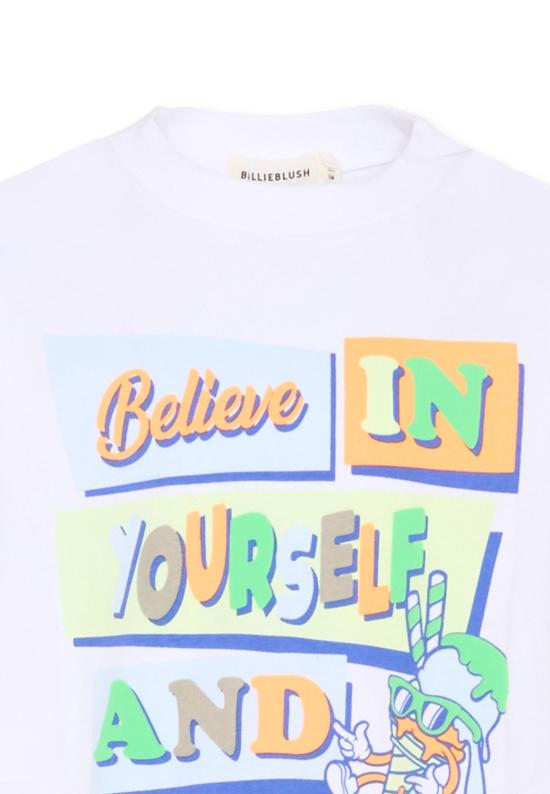 26SS [키즈] 빌리블러쉬 티셔츠 U21702 10P WHITE - BILLIEBLUSH