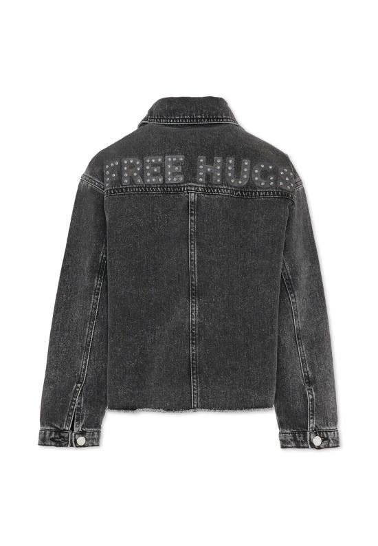 26SS [키즈] 빌리블러쉬 데님 자켓 U21732 ZB7 GREY - BILLIEBLUSH