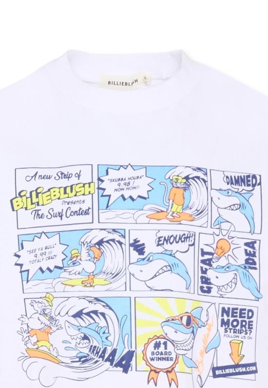 26SS [키즈] 빌리블러쉬 티셔츠 U21707 10P WHITE - BILLIEBLUSH