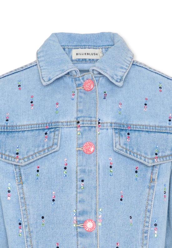 26SS [키즈] 빌리블러쉬 데님 자켓 U21902 Z18 DENIM - BILLIEBLUSH