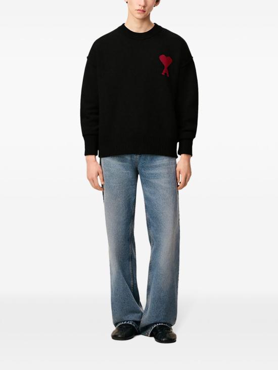 26SS 아미 스웨터 UKS838018 009 Black - AMI