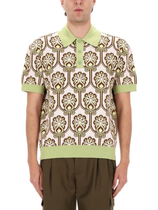 26SS 드롤드무슈 폴로 티셔츠 PO196 CO147LIGHTPINK MULTICOLOUR - DROLE DE MONSIEUR