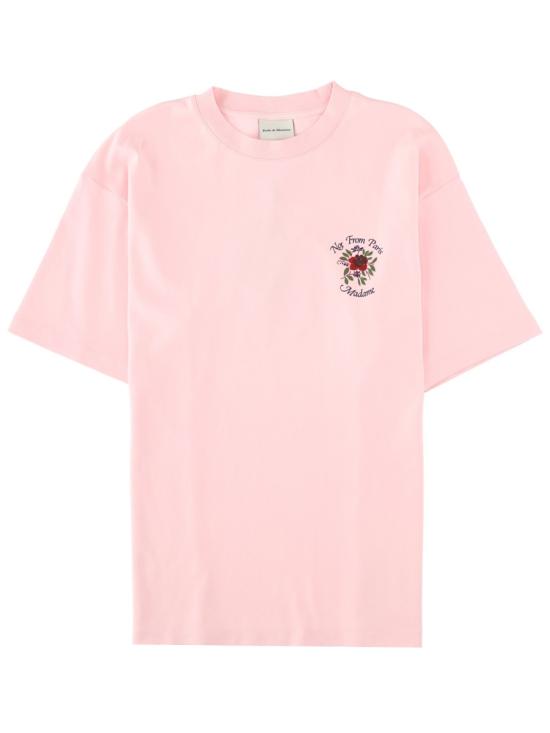 26SS 드롤드무슈 반팔 티셔츠 TS210 CO002LIGHTPINK