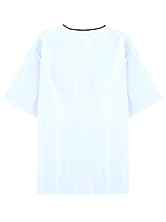 26SS 드롤드무슈 반팔 티셔츠 TS189 CO002LIGHTBLUE AZURE - DROLE DE MONSIEUR