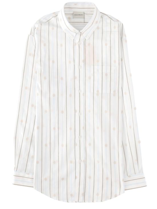 26SS 드롤드무슈 긴팔 셔츠 SH240 CO185OFFWHITE