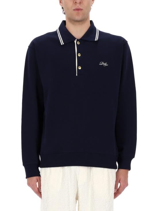 26SS 드롤드무슈 폴로 티셔츠 PL132 CO127NAVY BLUE - DROLE DE MONSIEUR