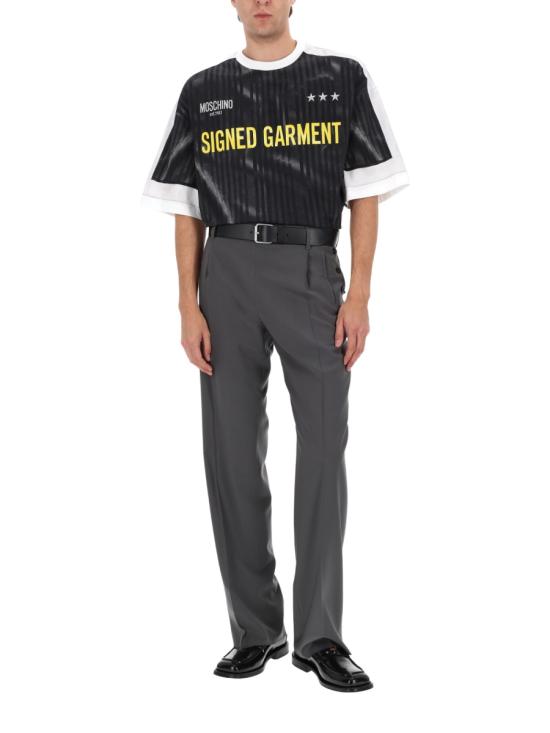 26SS 모스키노 반팔 티셔츠 07010241 2888 BLACK - MOSCHINO