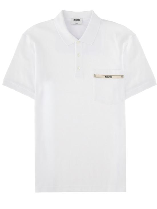26FW 모스키노 폴로 티셔츠 16070242 0001 WHITE