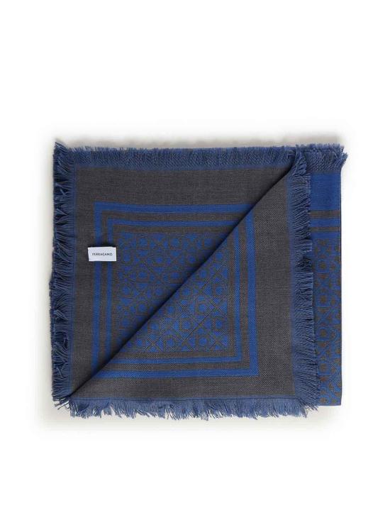 26SS 살바토레 페라가모 머플러/스카프 520E14 BLUE - SALVATORE FERRAGAMO