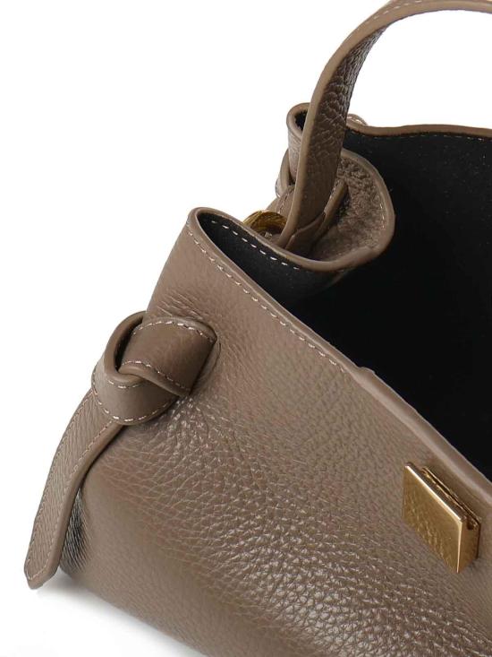 27SS 유제피 숄더백 GYOZAMINIPEBBLEGRAINLEATHERTAUPE Beige - YUZEFI