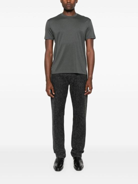 25FW 톰포드 반팔 티셔츠 JCS004JMT012 Grey - TOMFORD