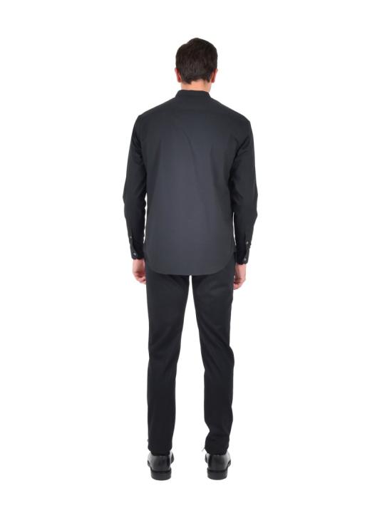 25FW 엠포리오 아르마니 긴팔 셔츠 EM003091TE16991 Black - EMPORIO ARMANI