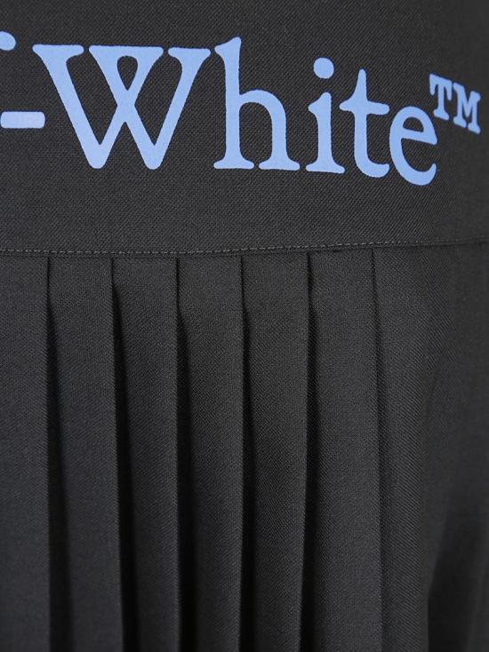 25FW 오프화이트 숏 스커트 OWCU01HF25FA B001 Black - OFF WHITE