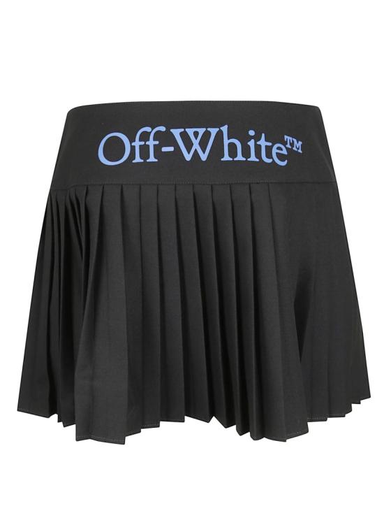 25FW 오프화이트 숏 스커트 OWCU01HF25FA B001 Black - OFF WHITE